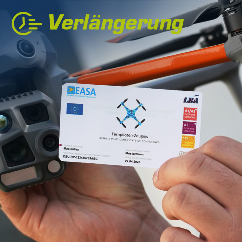 Verlängerung A2 Fernpiloten-Zeugnis inkl. STS-Upgrade